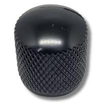 Unidade Knob Guitarra Metal sem Parafuso Preto Pequeno KB02
