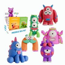 Unidade Massinha Modelar Monte seu Monstro Air Clay Sortido Unidade Massinha Modelar Monte seu Monstro Air Clay Sortido