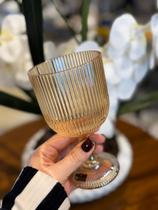 Unidade Taça Cameratta em vidro ambar 365ml