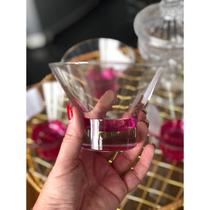 Unidade taça sobremesa Ypsilon 375ml base rosa Unidade taça sobremesa Ypsilon 375ml base rosa