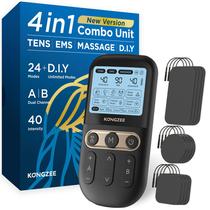 Unidade TENS e estimulador muscular EMS e massagem Kongzee AS9026