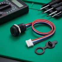 Unidades Conector Usb Redondo Com Rosca E Chicote 4 Fios Para Som Automotivo Painel Moveis Bancada Unidades Conector Usb Redondo Com Rosca E Chicote 4 Fios Para Som Automotivo Painel Moveis Bancada