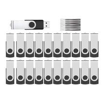 Unidades flash ABLAZE de 4 GB USB 2.0, pacote com 20 unidades com cordões