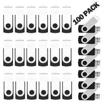 Unidades flash EASTBULL 128 MB USB 2.0, pacote 100, pretas