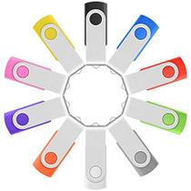 Unidades flash USB Enfain 16GB multicoloridas (pacote com 10) Unidades flash USB Enfain 16GB multicoloridas (pacote com 10)