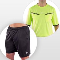 Uniforme Árbitro Stam com 06 bolsos e Proteção UV 50+ Poker Cor:Amarelo+PretoTamanho:GGGênero:Masculino Uniforme Árbitro Stam com 06 bolsos e Proteção UV 50+ Poker Cor:Amarelo+PretoTamanho:GGGênero:Masculino