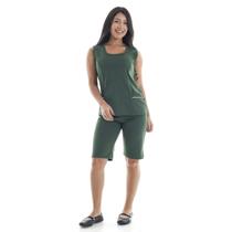 Uniforme Bermuda E Regata Helanca Babá Domésica Faxina Copa Uniforme Bermuda E Regata Helanca Babá Domésica Faxina Copa