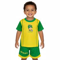 Uniforme de Bebê do Brasil - Torcida Baby 031H Uniforme de Bebê do Brasil - Torcida Baby 031H