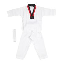 Uniforme de taekwondo Dilwe Kids com cinto para meninos e meninas (XS)