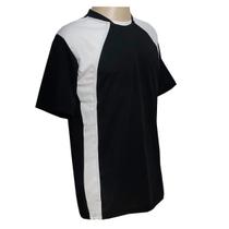 Uniforme Esportivo TRB 20 Camisas Preto/Branco e Calções Brancos