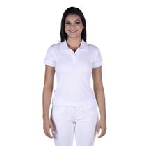 Uniforme Feminino Blusa Baby Look em Piquet - Branco