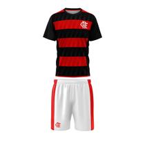 Uniforme Flamengo Infantil Conjunto Mini Craque Oficial Jr