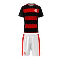 Uniforme Flamengo Infantil Conjunto Mini Craque Oficial Jr - Braziline Uniforme Flamengo Infantil Conjunto Mini Craque Oficial Jr - Braziline