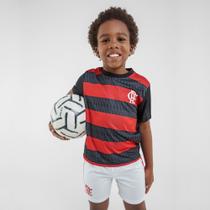 Uniforme Flamengo Mini Craque Infantil Oficial Braziline Cor:PretoTamanho:10 Uniforme Flamengo Mini Craque Infantil Oficial Braziline Cor:PretoTamanho:10