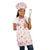 Uniforme Infantil Conjunto Chef - Cupcake - 3 unidades - Cromus Linha Profissional Allonsy - Rizzo