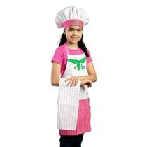 Uniforme Infantil Conjunto Chef - Menina - 3 unidades