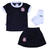 Uniforme Infantil Corinthians Artilheira Feminino Oficial Uniforme Infantil Corinthians Artilheira Feminino Oficial