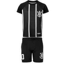 Uniforme infantil Corinthians Kit Camisa e Calção Oficial -