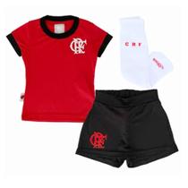 Uniforme Infantil Flamengo Artilheira Feminino Oficial