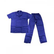 Uniforme M/C Cj.Brim Koch.Azul.Exg
