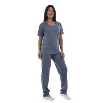 Uniforme Para Doméstica de Calça e Jaleco em Helanca