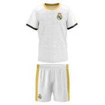 Uniforme Real Madrid Infantil Conjunto Mini Craque Oficial Jr