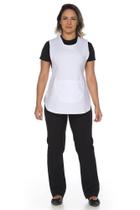 Uniforme zeladora faxineira Calça Bailarina + Baby Look + Bata de limpeza