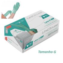 UNIGLOVES - Luvas Látex Green Sem Pó - Tamanho G - Lano -E Premium Quality - 100 Un