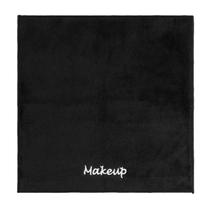 Unimade Toalha Micro Fibra Makeup Limpeza Facial Macia Preto