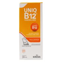 UNIQ B12 Spray de Vitamina B12 Sabor Laranja 30ml Kress