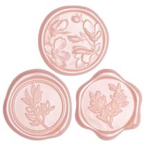 UNIQOOO Pegatinas de Sello de Cera, 60 Piezas, 3 Diseños de 3 cm