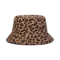 Unisex leopardo impressão balde chapéus, cap pescador casual, chapéu protetor solar ao ar livre Unisex leopardo impressão balde chapéus, cap pescador casual, chapéu protetor solar ao ar livre