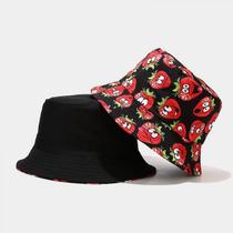Unissex 100% Algodão Packable Bucket Hat Sun Hat Cores Simples