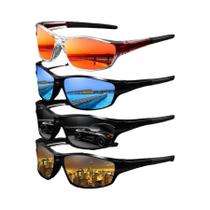 Unissex Vintage Pesca Ciclismo Corrida Montanhismo Óculos De Sol Uv400 Moda Esportes Óculos 4 Peças