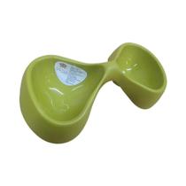 United Pets Bicio Verde Escuro Comedouro Duplo Pet Gatos United Pets Bicio Verde Escuro Comedouro Duplo Pet Gatos