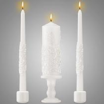 Unity Candles Irenare com suporte para cerimônia de casamento