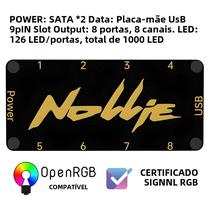 Universal 5V 3PIN ARGB Controlador HUB Nollie SignalRGB OpenRGB Para PC Caso Ventiladores De