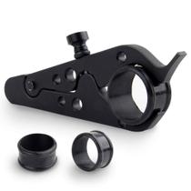 Universal Motorcycle Cruise Control Throttle Lock Assist, braçadeira de alumínio para pulso/mão com anel de silicone, protege a alça do acelerador, sistema de controle do acelerador