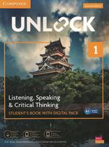 UNLOCK 1 - LISTENING, SPEAKING AND CRITICAL THINKING SB WITH DIGITAL PACK - 2ND ED -