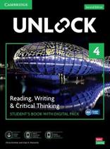 Unlock 4 - Reading, Writing And Critical Thinking Student's Book With Digital Pack Second Edition - Cambridge University Press - ELT