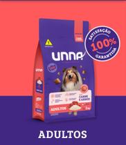 Unna Cães Adultos Carne/Arroz 15KG - Solito