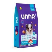 Unna Cães Filhotes Carne e Arroz 15kg