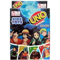 UNO - Anime, Jogo de Tabuleiro Divertido, Presente Perfeito para Crianças e Adultos