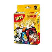UNO Dragon Ball Z Mattel Jogo Temático para a Família com Personagens do Anime