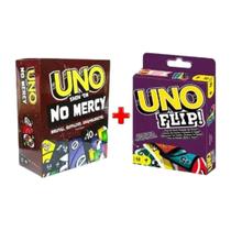 Uno Flip + Uno No Mercy Jogo de Cartas Uno Flip + Uno No Mercy Jogo de Cartas