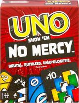UNO Jogo de Cartas No Mercy para crianças a partir de 7 anos UNO Jogo de Cartas No Mercy para crianças a partir de 7 anos