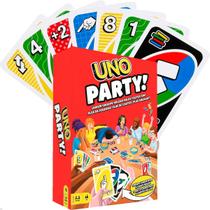 Uno Party Jogo De Cartas 6 a 16 Jogadores Original Card Game Mattel