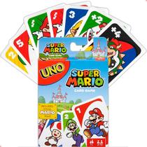 Uno Super Mário Jogo De Cartas Mattel Português Original