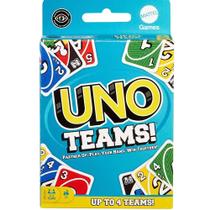 Uno Teams! - Jogo de Tabuleiro, Cartões para Família e Amigos, Diversão para Festas