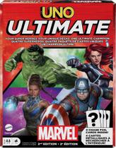 UNO Ultimate Marvel Card Game com 4 Cartas de Folha Colecionável